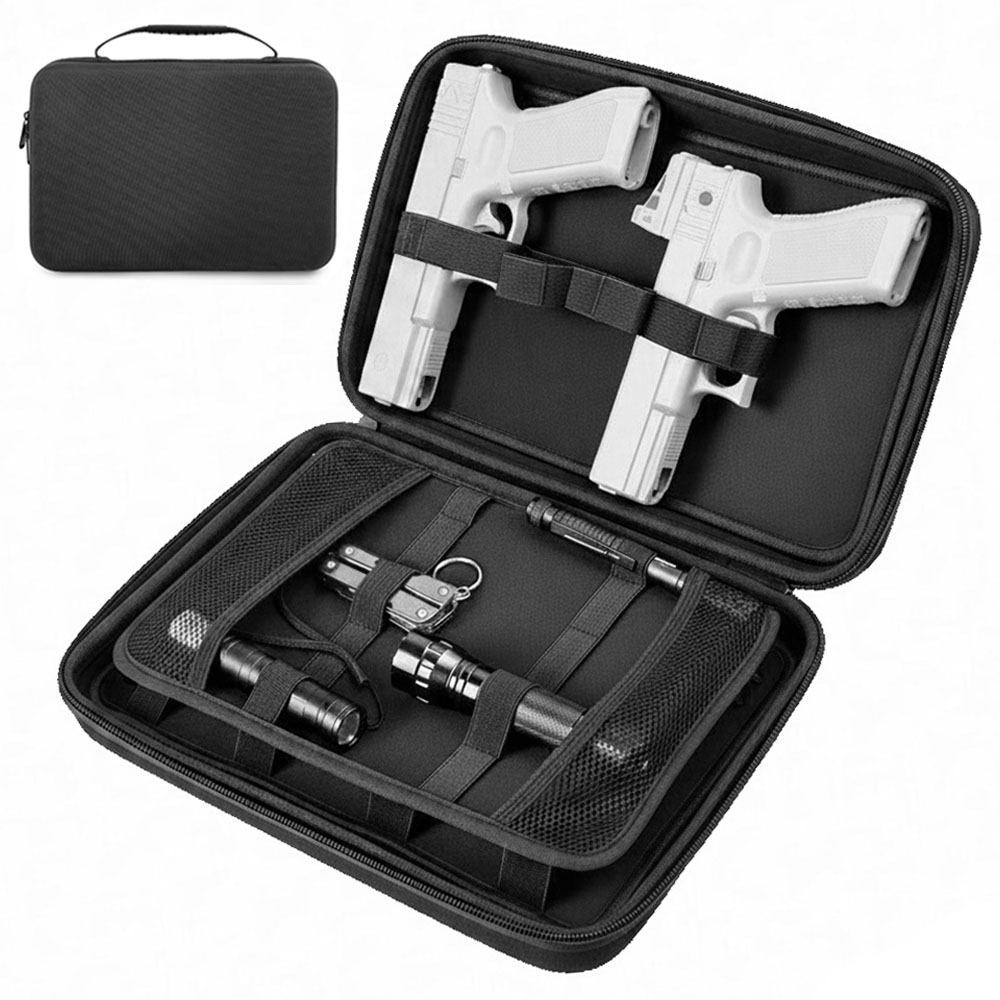 Edc Carry Bag For Pistol - Taktik Tabanca Silah Çantası Çift Silah