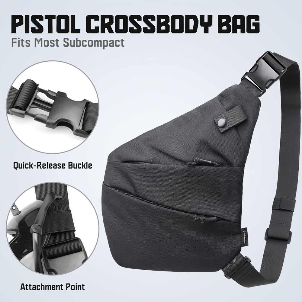 Taktik gizli silah taşıma çant - Edc Carry Bag For Pistol incelemesi ve fiyatı
