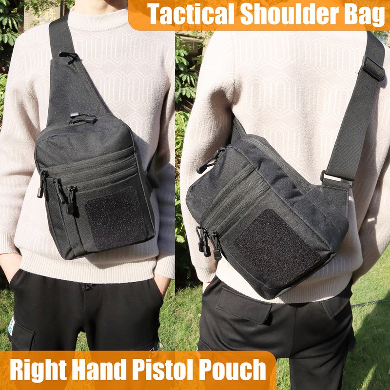 Yeni Taktik Göğüs Çantası Taba - Edc Carry Bag For Pistol incelemesi ve fiyatı